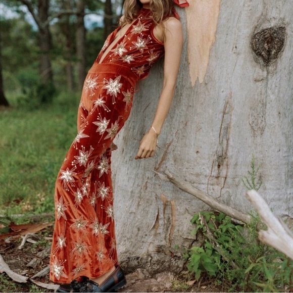 LENNI the label: CHROMATIC JUMPSUIT - RUST - Anthro - Picture 3 of 5